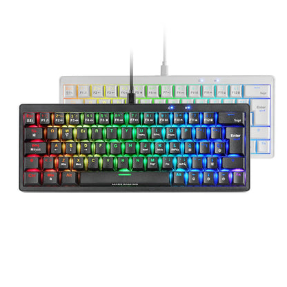 Teclado Mars Gaming RGB USB-C Negro (MKMINIPROBRES)