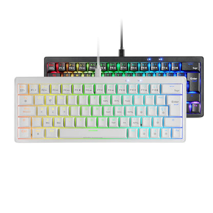 Teclado Mars Gaming RGB USB-C Blanco (MKMINIPROWBES)