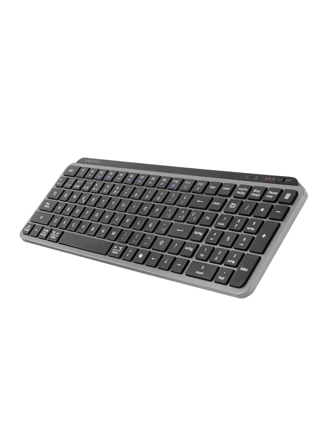 Teclado Mars Gaming Bluetooth Negro (MKSILENKEYSES)