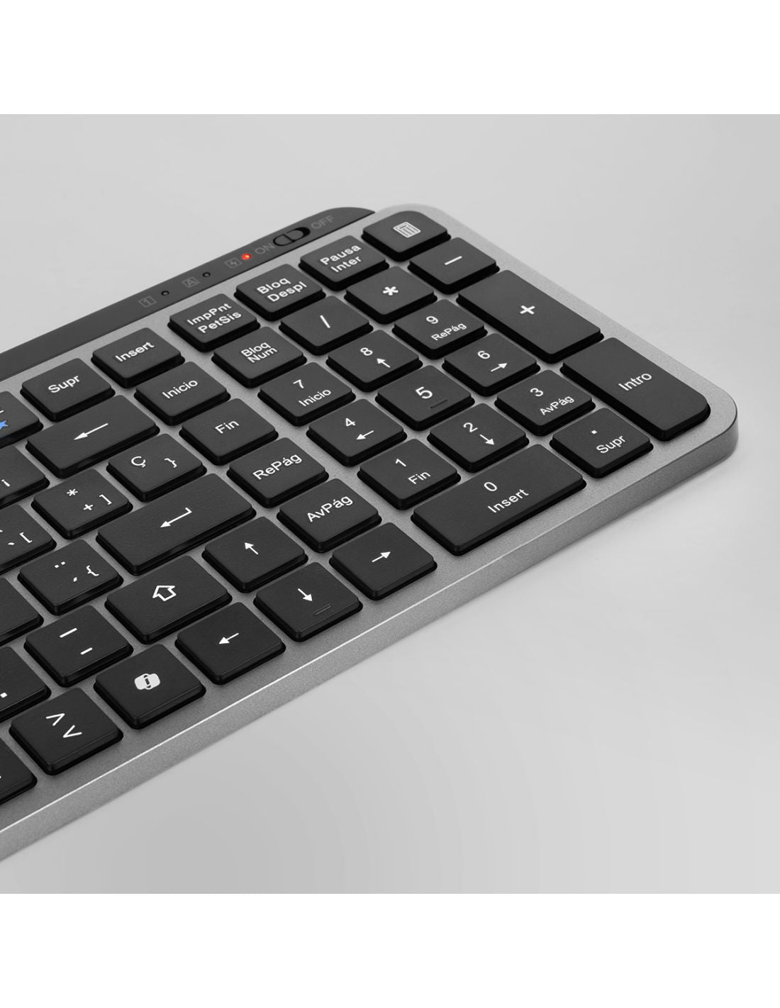 Teclado Mars Gaming Bluetooth Negro (MKSILENKEYSES)