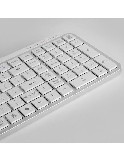 Teclado Mars Gaming RF BT Blanco (MKSILENKEYSWES)