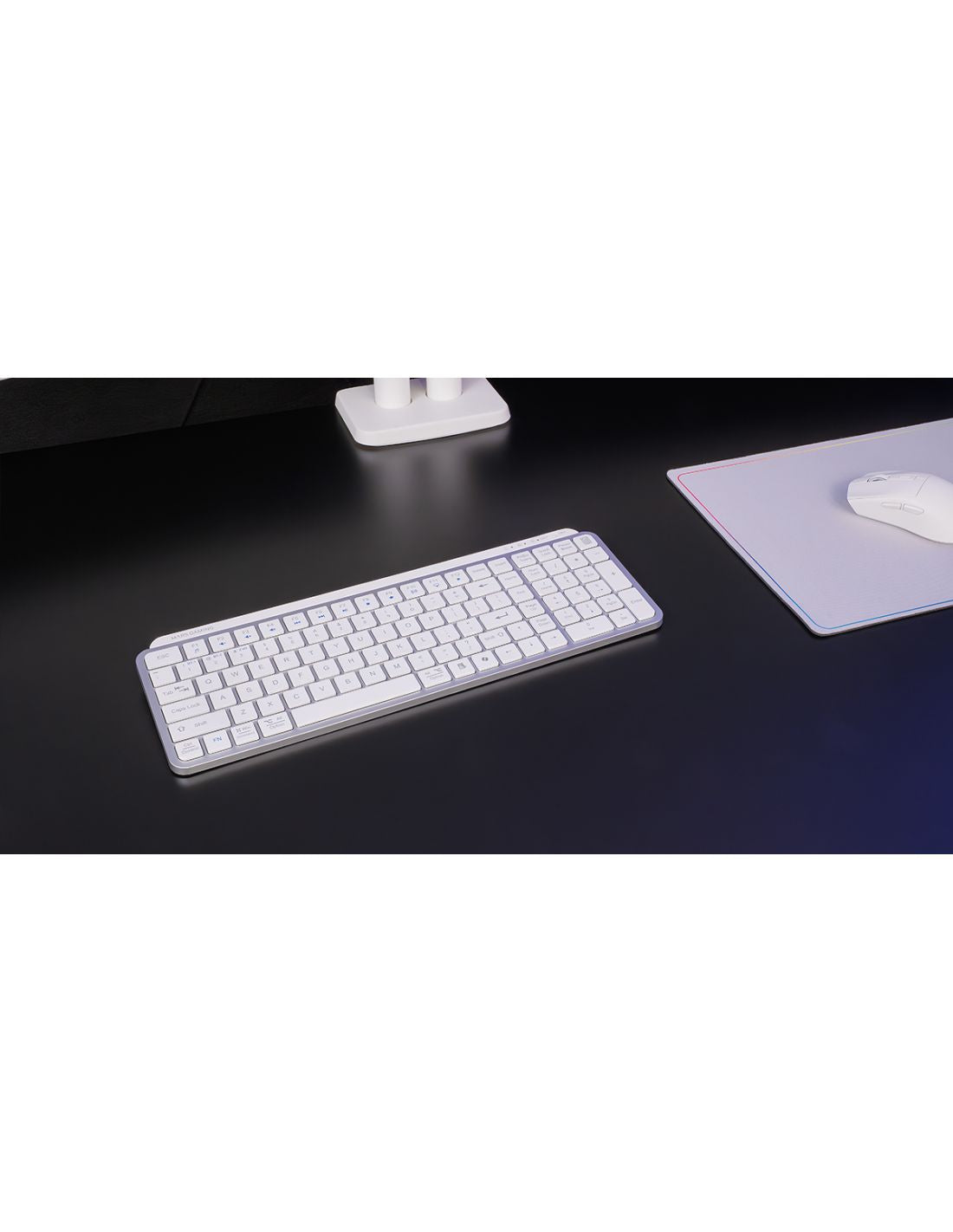 Teclado Mars Gaming RF BT Blanco (MKSILENKEYSWES)