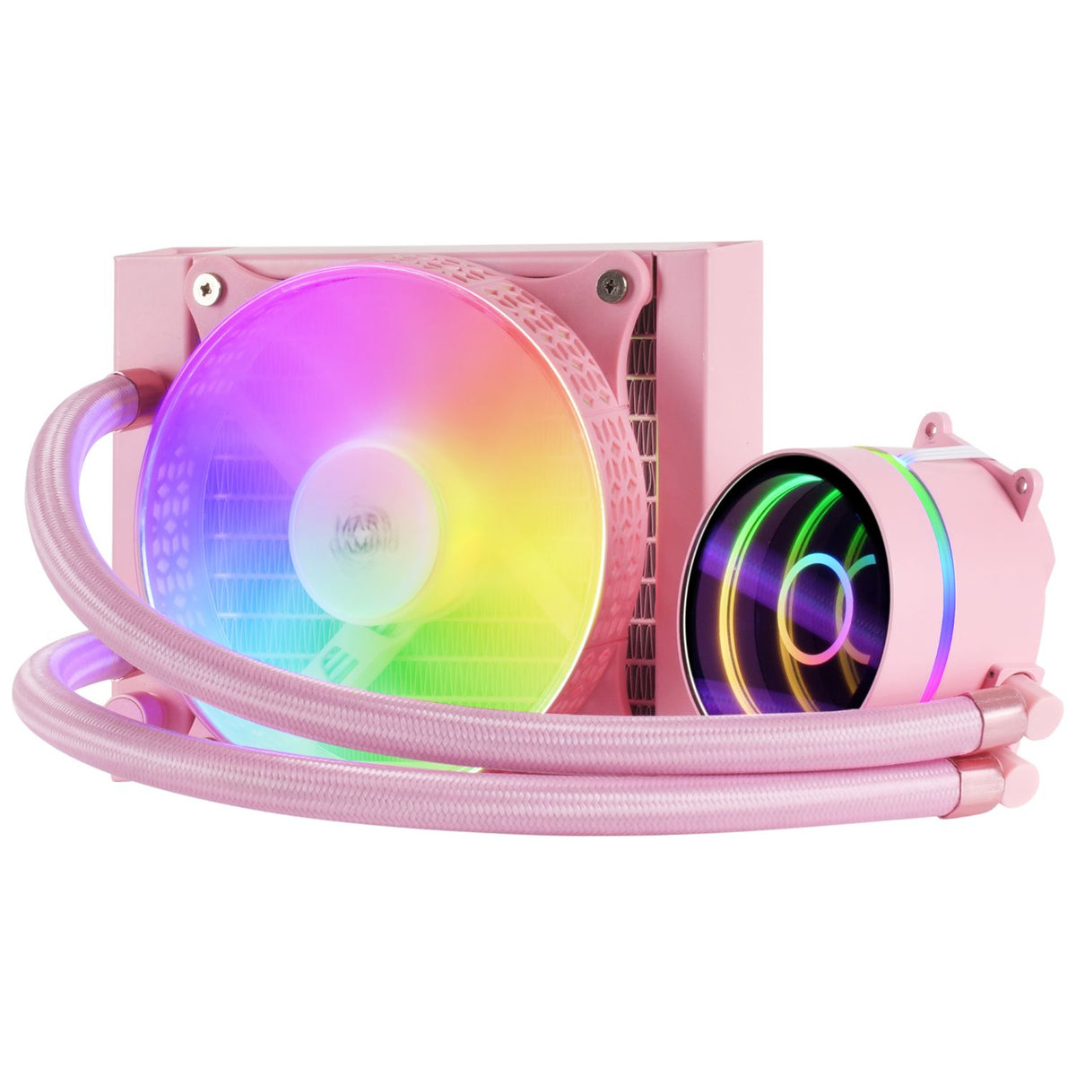 Ref. Líq. CPU Mars Gaming 120mm FRGB Rosa (MLONE120P)