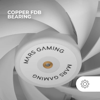 Ref. Líq. Mars Gaming FRGB 450W Blanca (MLPRO240W)