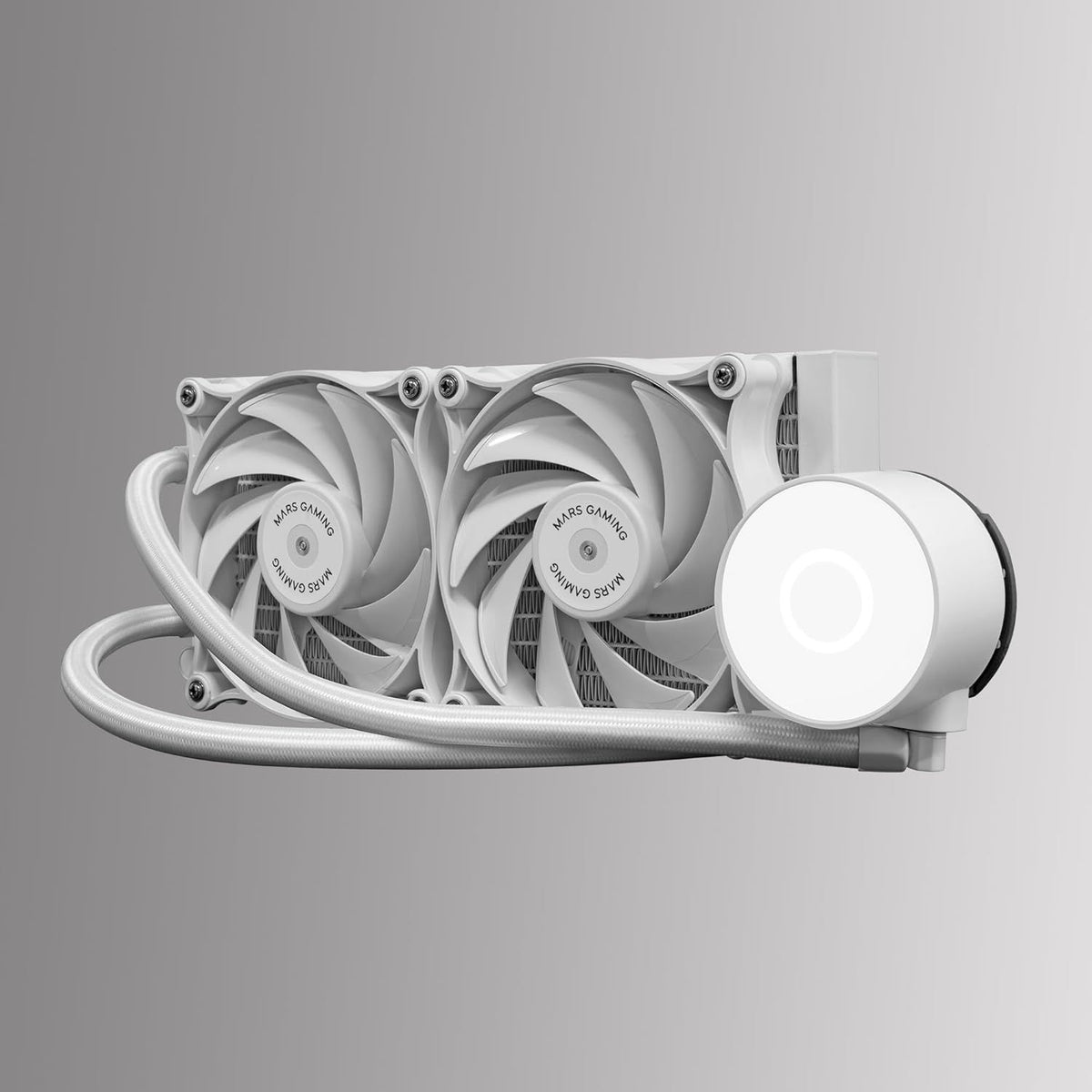 Ref. Líq. Mars Gaming FRGB 450W Blanca (MLPRO240W)