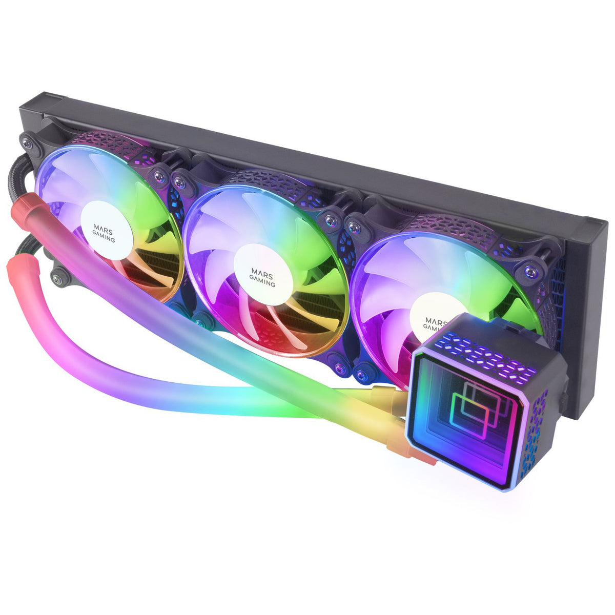 Ref. Líq. CPU Mars Gaming 650W ARGB Negra (MLULTRA360)