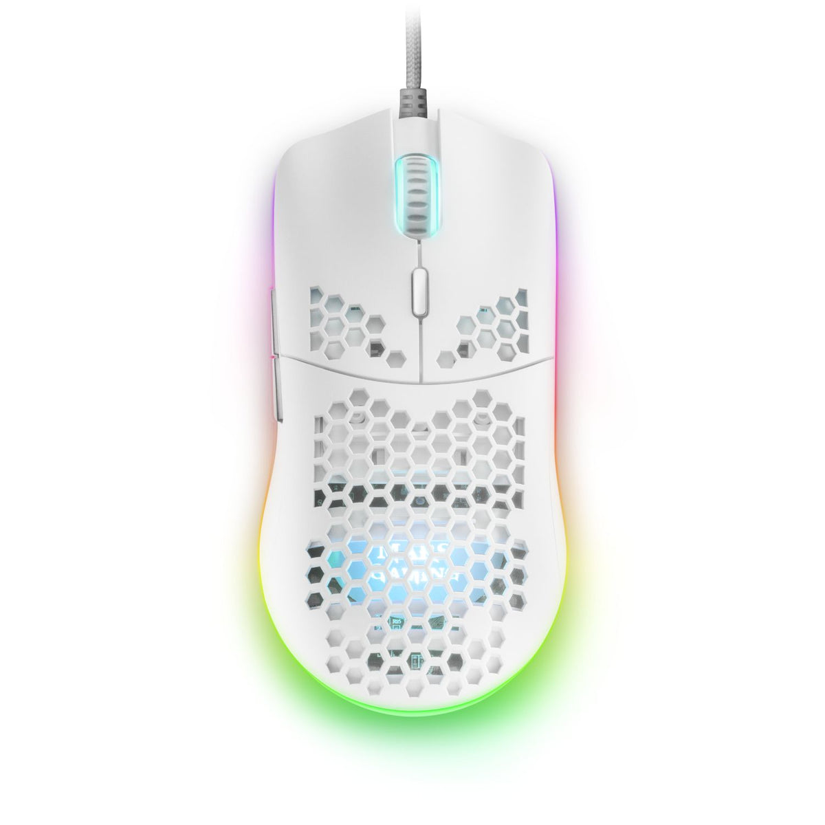 Ratón Mars Gaming RGB USB-A 12400dpi Blanco (MMAXW)