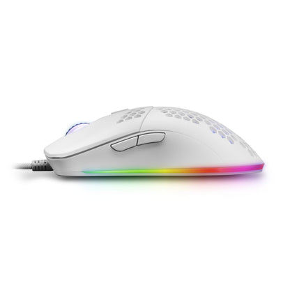 Ratón Mars Gaming RGB USB-A 12400dpi Blanco (MMAXW)