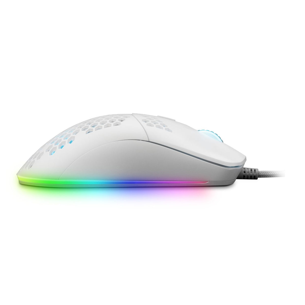 Ratón Mars Gaming RGB USB-A 12400dpi Blanco (MMAXW)