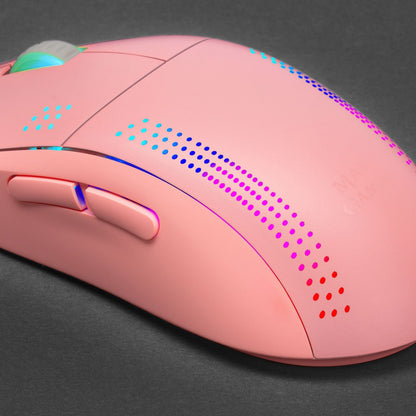 Ratón Mars Gaming Óptico RGB USB 32000dpi Rosa (MMPROP)