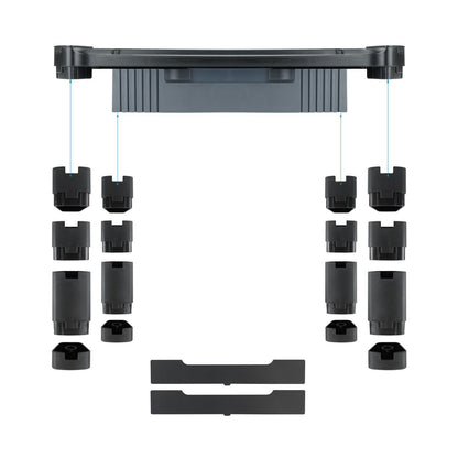 Soporte Elevador TOOQ Multiusos Cajón Negro (MMPSSD01)
