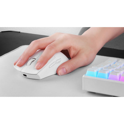 Ratón Mars Gaming RF Wireless BT 14400dpi Blanco(MMT3W)