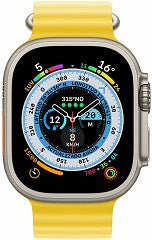 APPLE watch ultra GPS + cellular caja titanio 49mm correa ocean amarilla