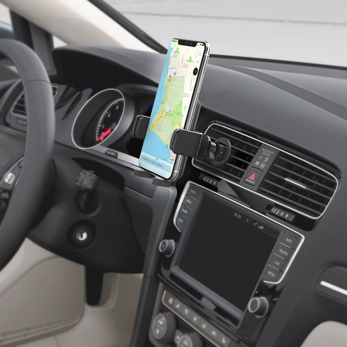 Soporte Coche CELLY Mount Vent Pinza (MOUNTVENTPLUSBK)