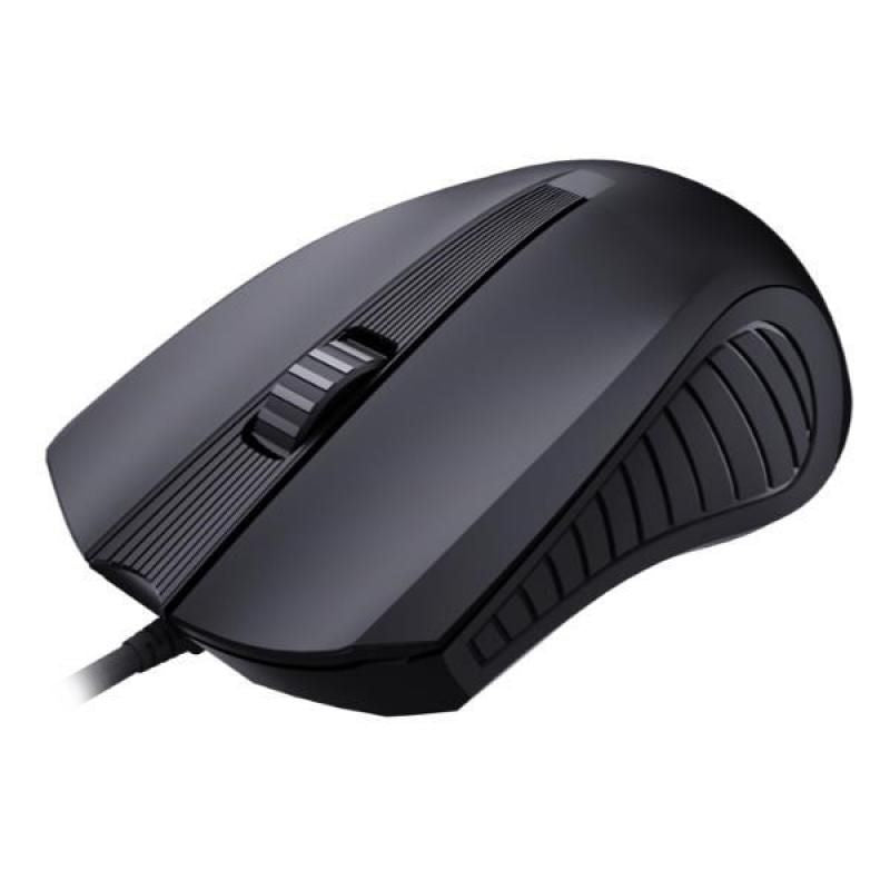 Ratón NILOX Óptico USB-A 2400dpi Negro (MOUSB1013)