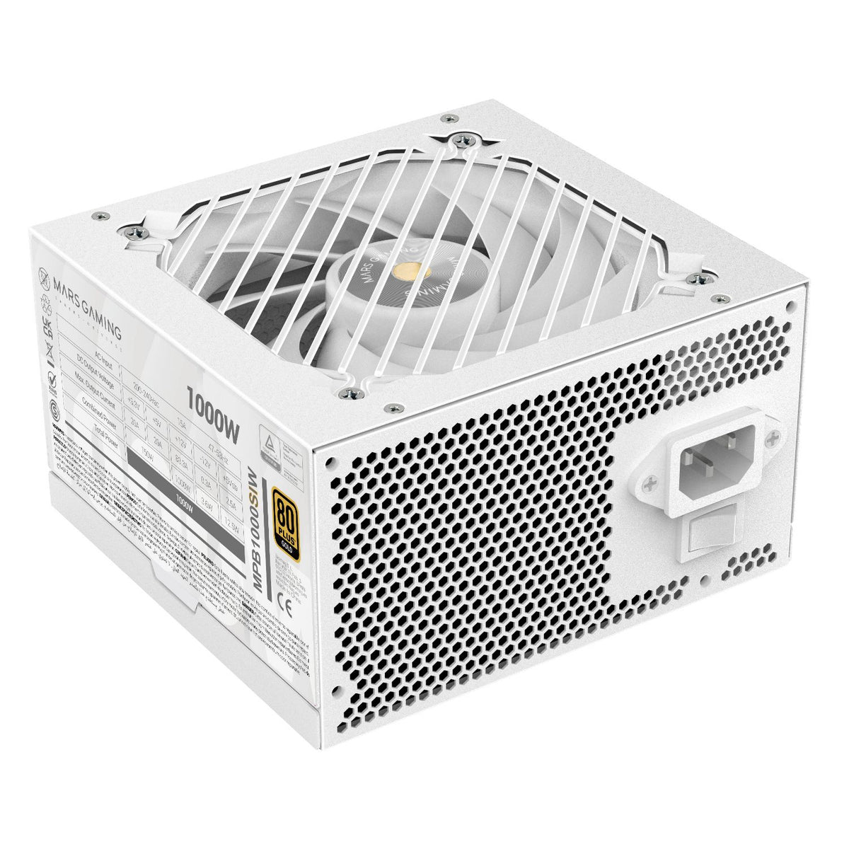 Fuente Mars Gaming ATX 1000W 80+ Bronze (MPB1000SIW)