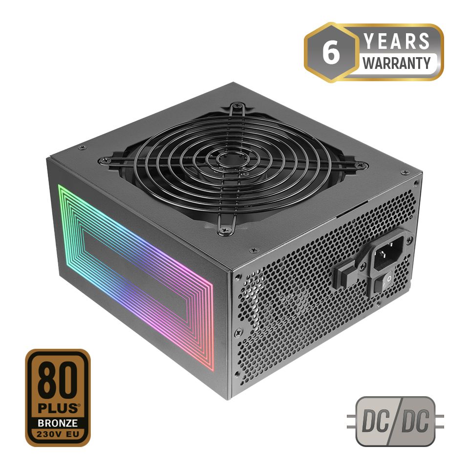 Fuente Mars Gaming ATX 750W ARGB 80+ Bronze (MPB750S)