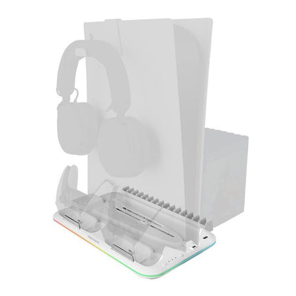 Soporte Mars Gaming RGB para PS5 Blanco (MPS5B2)