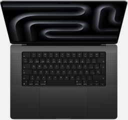 MacBook Pro 16.2' Chip M3 Max con CPU de 14 Nucleos 36Gb de Memoria Unificada 1Tb SSD Grafica GPU de 30 Nucleos Pantalla Liquid Retina Xdr Tres Puertos Thunderbolt HDMI Ranura Tarjetas SDXC Toma para Auriculares y Puerto MagSafe 3 Teclado Magic Keyboard