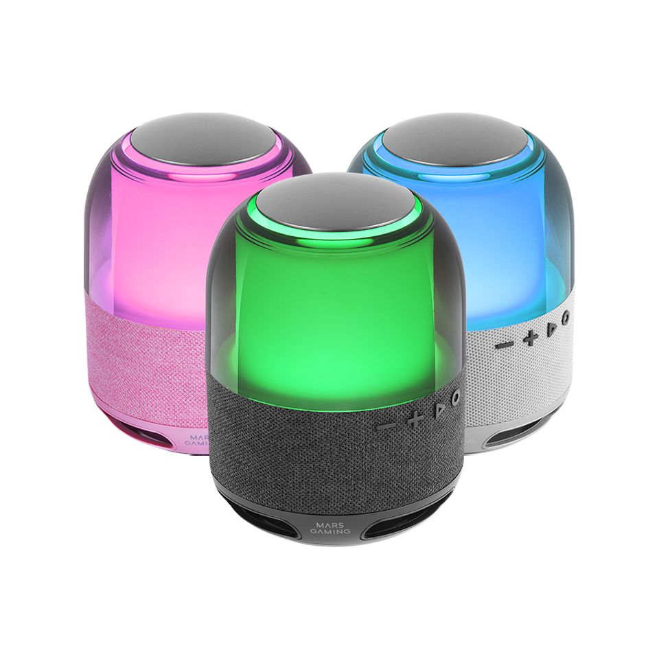 Altavoz Mars Gaming 15W RGB USB-C/BT Rosa (MSFLOWP)