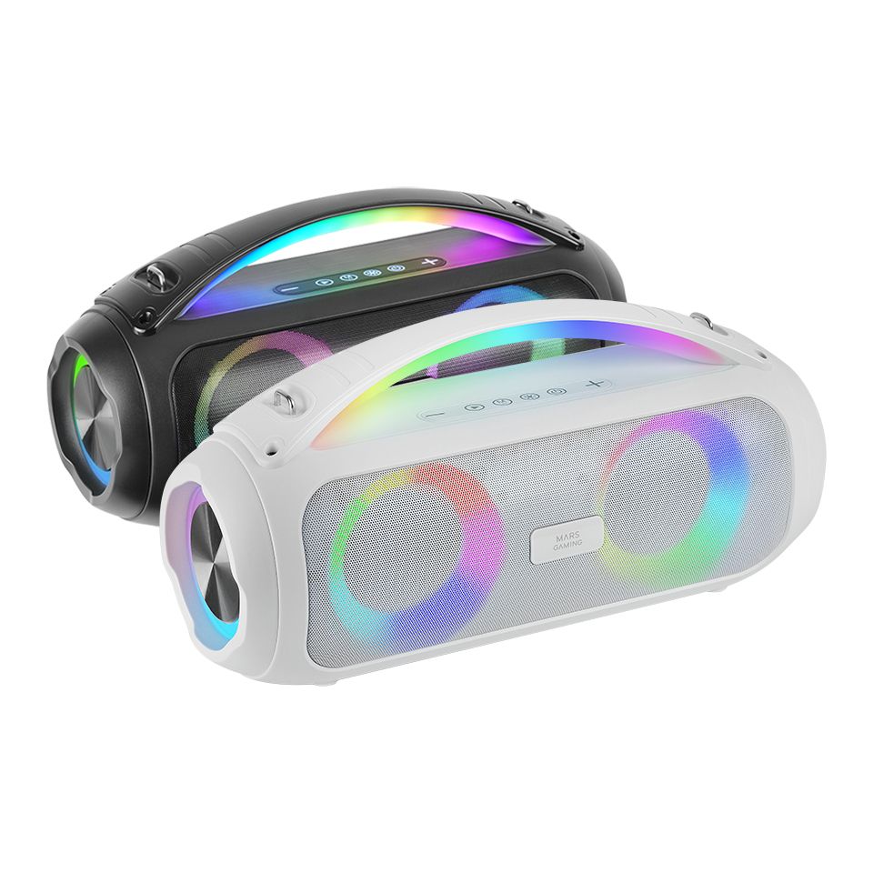Altavoz Mars Gaming RGB 50W 3.5mm BT Negro (MSPULSE)