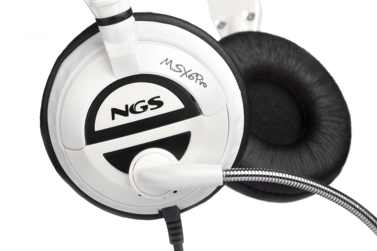 Auric+Micro NGS 3.5mm Blancos/Negros (WHITEMSX6PRO)