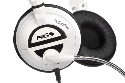 Auric+Micro NGS 3.5mm Blancos/Negros (WHITEMSX6PRO)