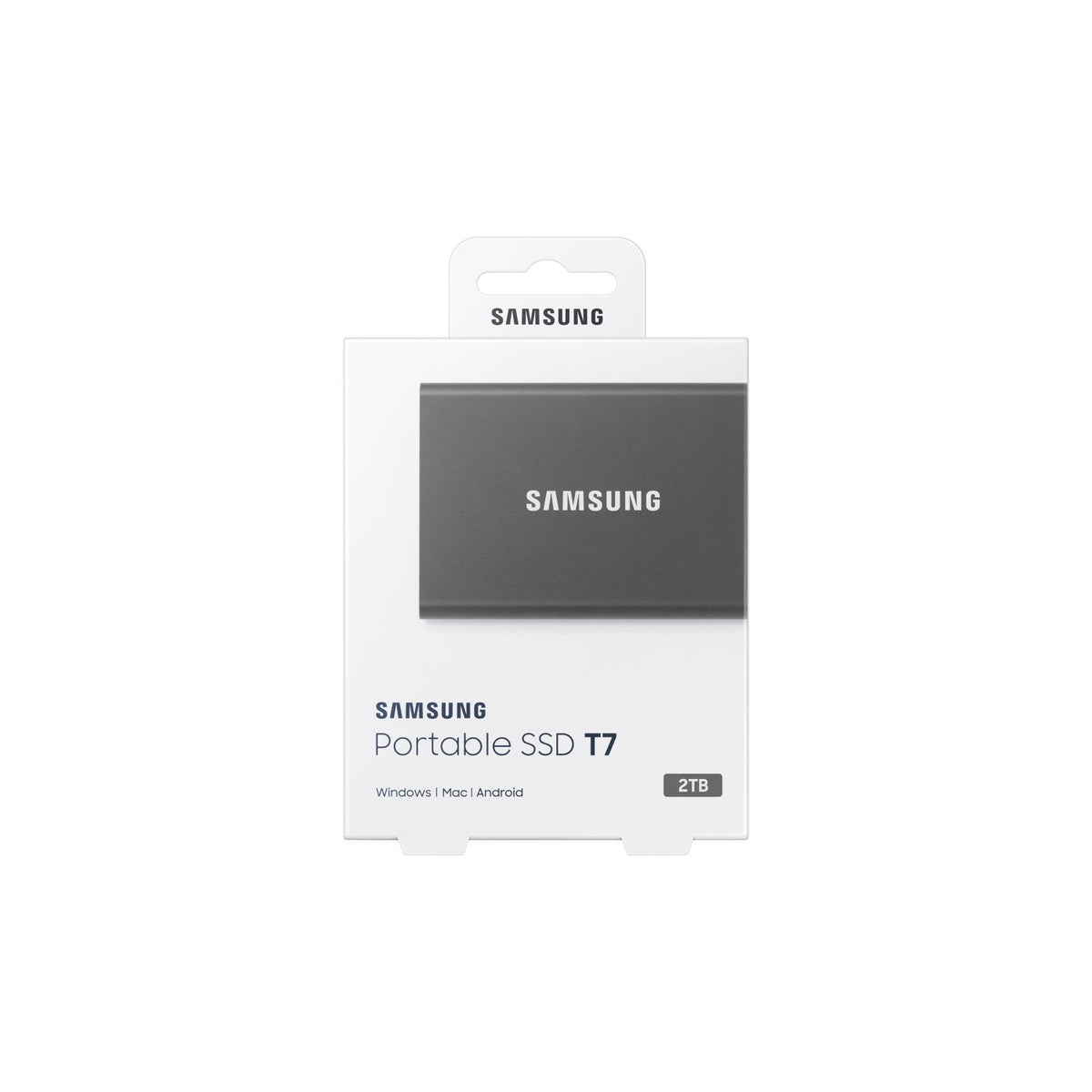 SSD Samsung T7 2Tb NVMe USB-C 3.1 Gris (MU-PC2T0T/WW)