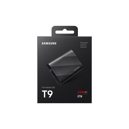 SSD Samsung T9 2Tb USB-C 3.1 Negro (MU-PG2T0B/EU)