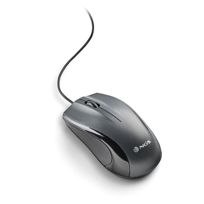 Ratón NGS Láser USB 1200dpi Negro (MUSK)