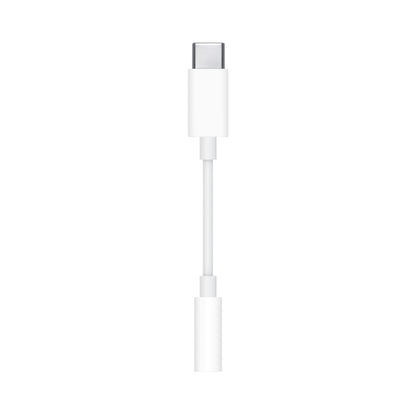 Apple Adaptador desde USB-C macho a mini jack hembra 3.5mm sustituye a mu7e2zm/a (MW2Q3ZM/A)