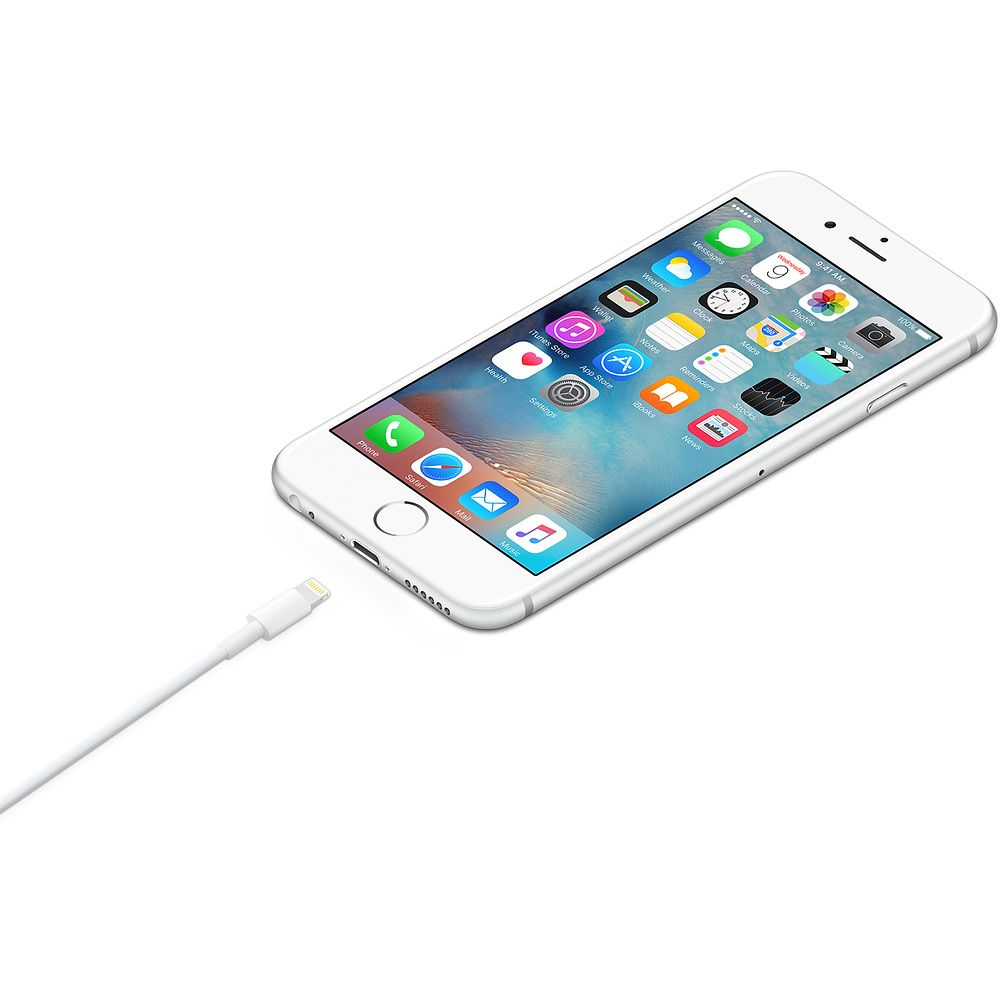 Cable Apple Lightning/M a USB-A/M 1m Blanco (MXLY2ZM/A)