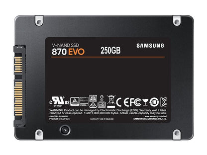 SSD Samsung 870 Evo 2.5" 250Gb SATA3 (MZ-77E250B/EU)