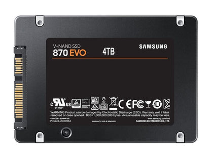 SSD Samsung 870 Evo 2.5" 4Tb SATA3 (MZ-77E4T0B/EU)