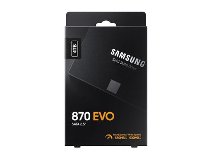 SSD Samsung 870 Evo 2.5" 4Tb SATA3 (MZ-77E4T0B/EU)