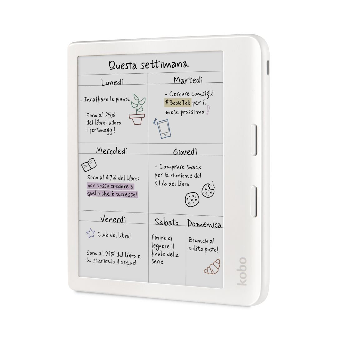eBook KOBO Libra 7" Color 32Gb Blanco (N428-KU-WH-K-CK)