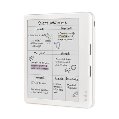 eBook KOBO Libra 7" Color 32Gb Blanco (N428-KU-WH-K-CK)