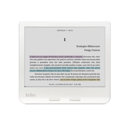 eBook KOBO Libra 7" Color 32Gb Blanco (N428-KU-WH-K-CK)