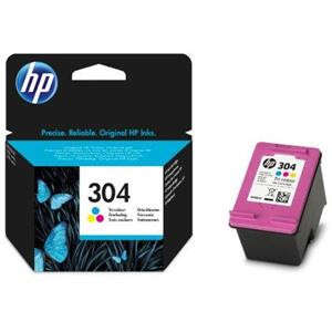 HP 304 Color Cartucho de Tinta Original - N9K05AE. 100 Paginas
