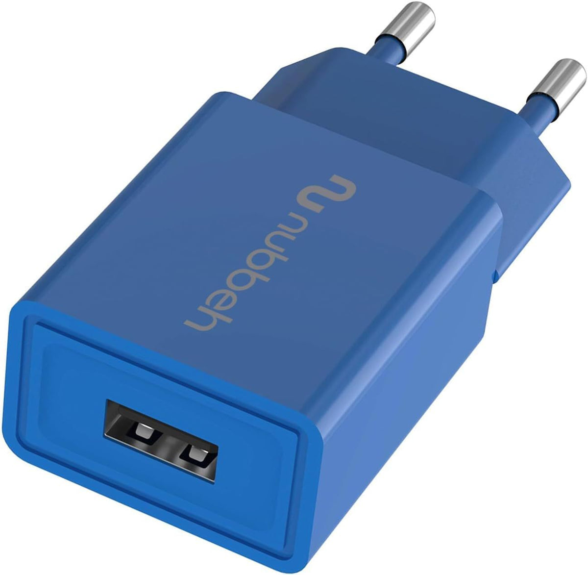 Cargador Pared NUBBEH 1USB-A 10W Azul (NBWALLCHUSBBL10)