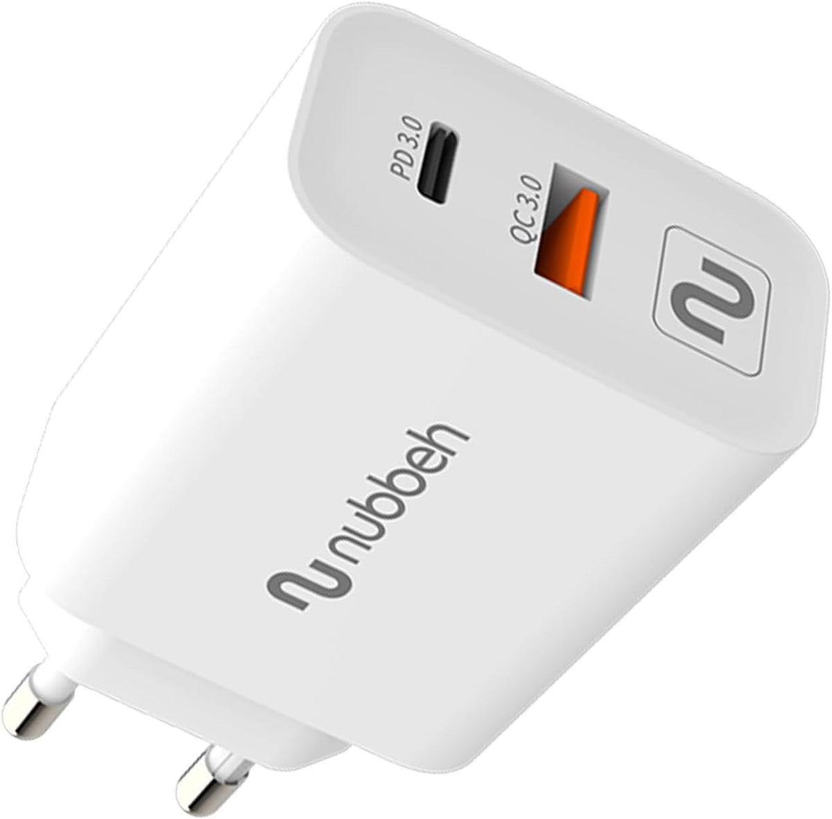 Cargador Pared NUBBEH 43W Usb-A Usb-C (NBWALLCHUSBCW43)