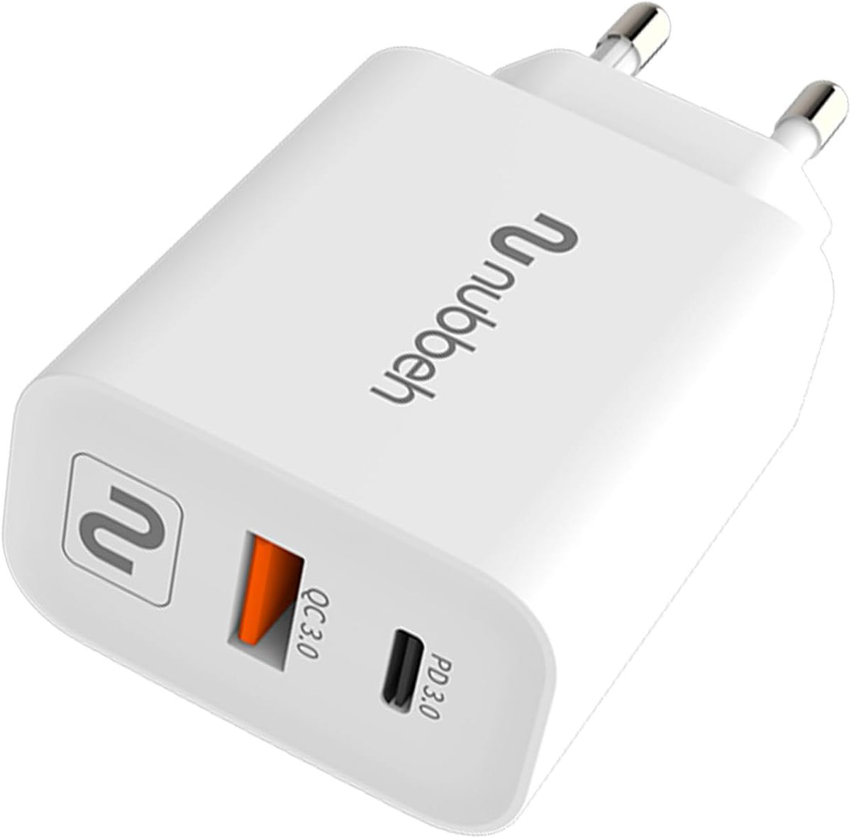 Cargador Pared NUBBEH 43W Usb-A Usb-C (NBWALLCHUSBCW43)