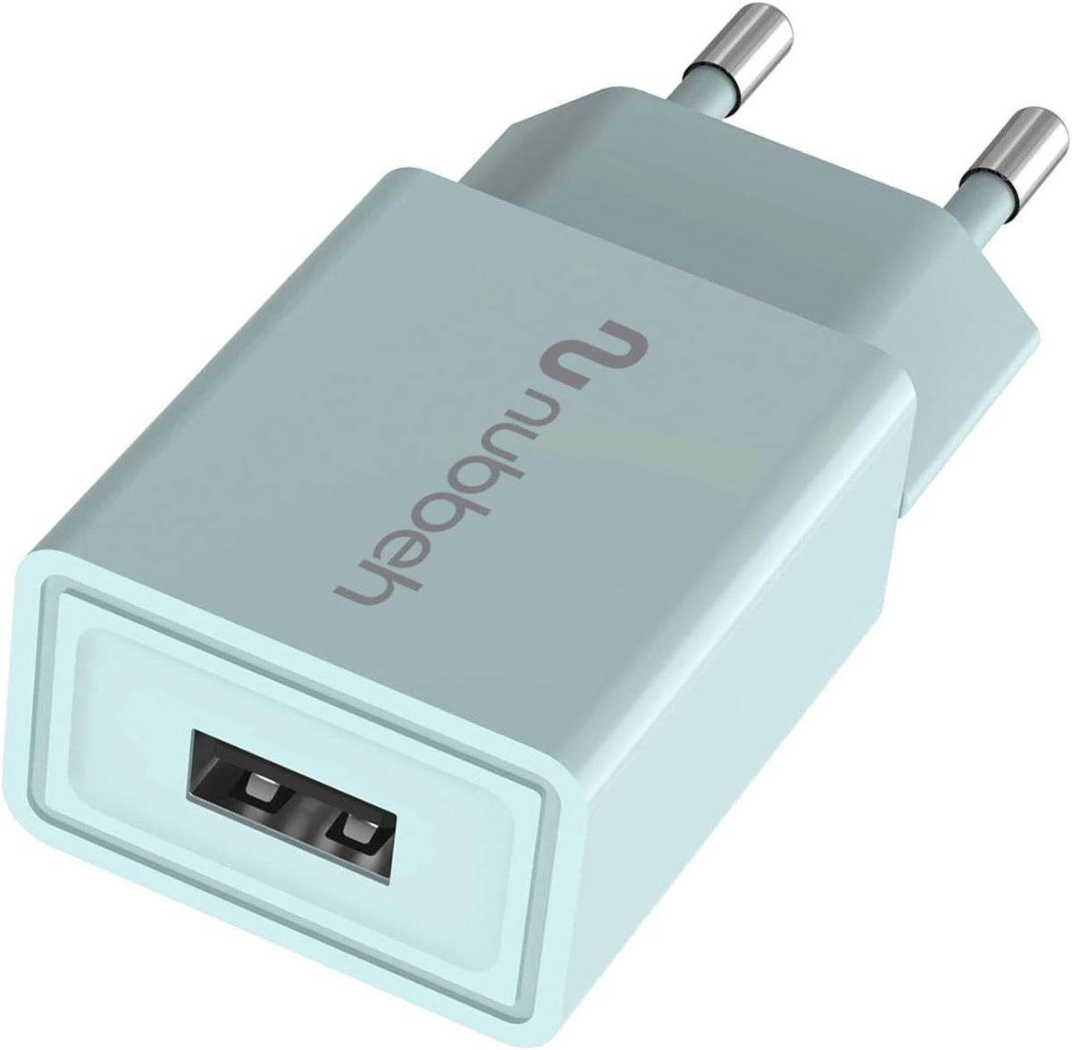 Cargador Pared NUBBEH USB-A 10W Turques(NBWALLCHUSBT10)
