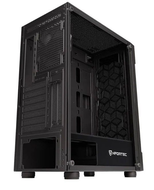 Caja Nfortec Azir ATX mATX ITX Negra (NF-CS-AZIR-B)