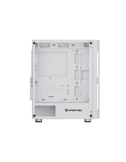 Caja Nfortec Azir ATX mATX ITX Blanca (NF-CS-AZIR-W)