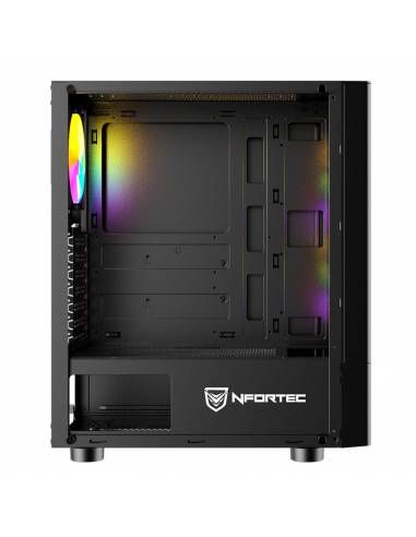 Caja Nfortec ATX mATX ITX Negra (NF-CS-CAELUM-BLACK)