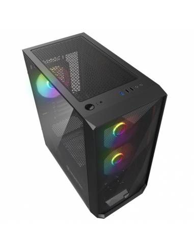 Caja Gaming Nfortec USB 3.0 mATX ITX Negra(NF-CS-DYS-B)
