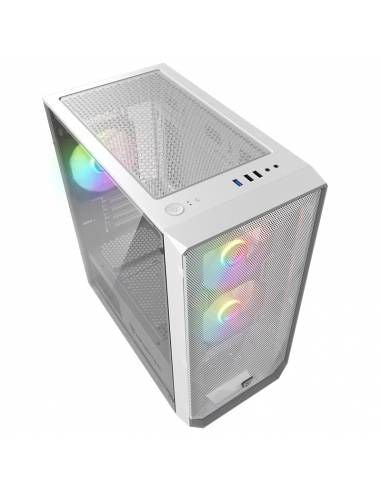 Caja Nfortec Dys USB 3.0 mATX ITX Blanca (NF-CS-DYS-W)