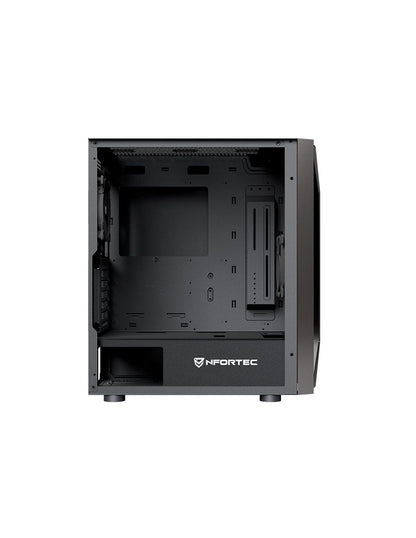 Caja Nfortec RGB ATX mATX ITX Negra (NF-CS-NERVIA-B)