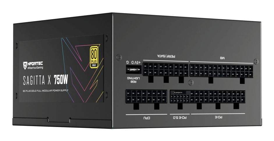 Fuente Nfortec 750W 80+ Gold (NF-PSU-SAGITTAX-FM-750W)